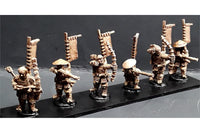 15mm Ashigaru with guns and bow